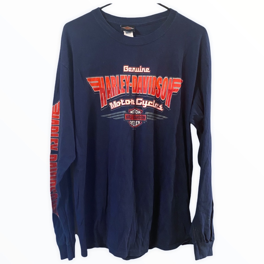 Harley Davidson Motorcycles Long Sleeve Tee